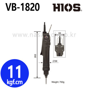VB-1820 (무카본,AC,LEVER) /전동드라이버 /TORQUE 4~18kgf.cm /RPM 2000