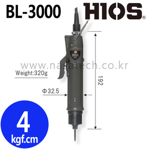 BL-3000 (무카본,DC,Two-way start type) /전동드라이버 /TORQUE 2~5.5kgf.cm /RPM 680,980