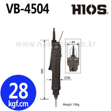 VB-4504 (무카본,AC,LEVER) /전동드라이버 /TORQUE 10~45kgf.cm /RPM 400